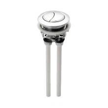 KERISTY Ronde Dubbele Spoel Toiletreservoir met Drukknop Toiletreservoirkraan Badkameraccessoires