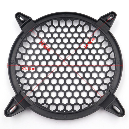 Grade de alto-falante Mosiee em ABS mesh, 30 cm (12 polegadas), 2 peças 1