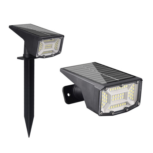 Solar LED buitenspot 50/53 LED's 3 standen IP65 1