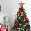Christmas Tree Star Topper Rose Gold 20cm Iron 6