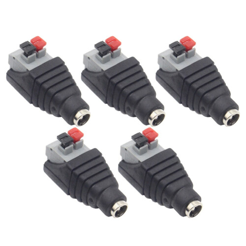 DC-strømstikadapter, han-til-hun, 5,5x21mm 1