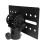 Metal DJ Speaker Stand Adapter Top Cap 35mm Rotatable 3