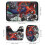Spiderman Badezimmer-Set, rutschfeste Teppiche, WC-Deckel, Dusche 3