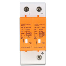 Parafoudre photovoltaĂŻque DC500V2P40kA sur rail DIN