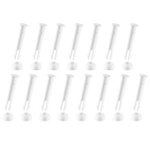 EQWLJWE15PCS Goupilles de jonction en plastique pour piscines et 15 joints en caoutchouc pour piscines de 4 à 7,3 m (13 à 24 pieds) - Fournitures