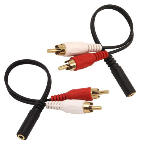 Καλώδιο ήχου 3,5 χιλ. σε RCA Y-Splitter2Pack 2