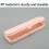 Viflosae Pencil Case Semi-Transparent Frosted Plastic 1 Pack 3
