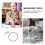 Jauge de taille de bracelet en plastique ajustable violette 5