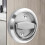 Recessed Round Pull Handle Brushed Stainless Steel 1 Piece 2
