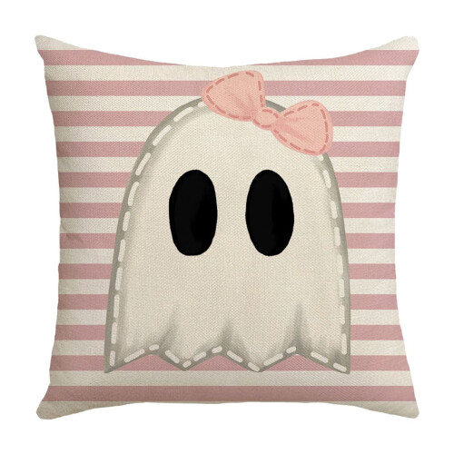 Halloween pudebetræk spøgelsesdesign 43 x 43 1