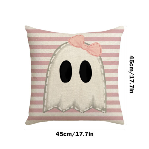 Halloween pudebetræk spøgelsesdesign 43 x 43 2