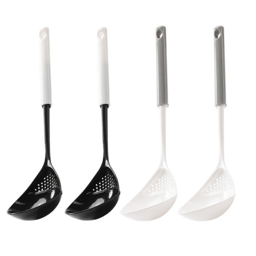 Plastic Soup Spoon Strainer 4 Pieces