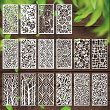 YiFudd geometric texture stencil set 16 pcs