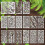 YiFudd geometric texture stencil set 16 pcs 1