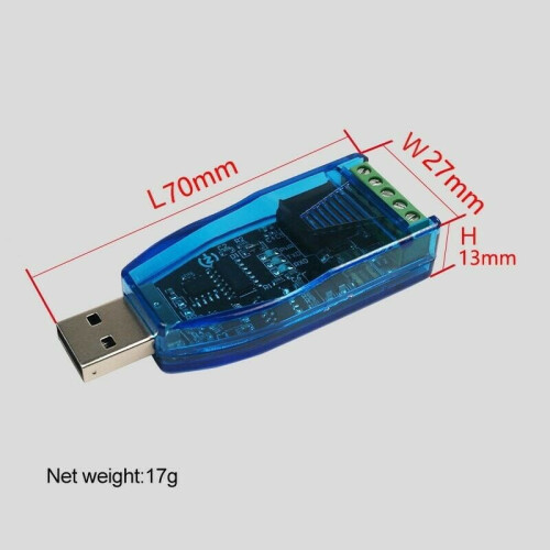 Module convertisseur USB vers RS485 avec protection TVS 1