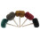 Spugnette abrasive in nylon Mosiee con punte abrasive, 100 pezzi 2