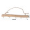 Rustieke houten sieradenorganizer met 5 haken 2