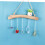 Rustieke houten sieradenorganizer met 5 haken 4