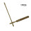 Mosiee Dowing rod kobber paranormal form 1 stk. 7