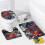 Spiderman Badezimmer-Set, rutschfeste Teppiche, WC-Deckel, Dusche 4