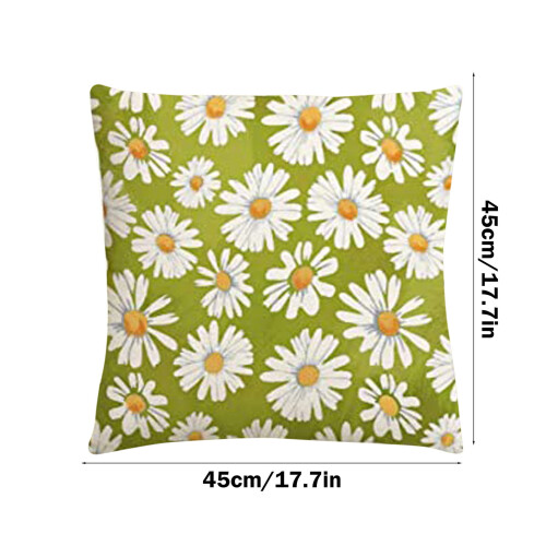 Capa de almofada floral de outono 45 x 45 cm 2