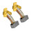 Solid Carbon Brush Set for Bosch GDR 18V Li - 2 Brushes 3