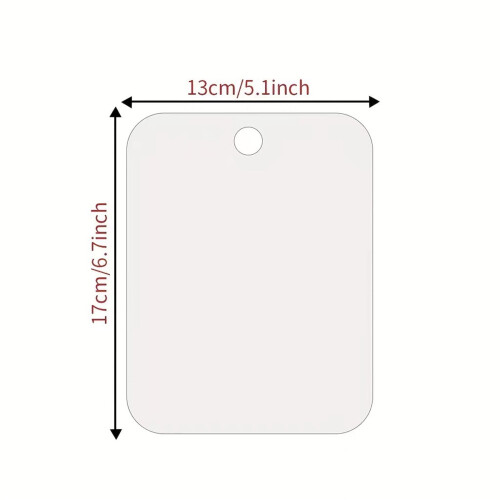 Fogless Shower Mirror for Shaving, Frameless, Medium 1