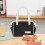 Insulated Lunch Tote Bag Black 6