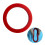 Forcafelat E61silicone group head gasket 8mm 2