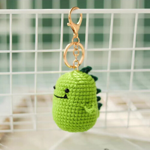 Crochet Doll DIY Kit Dinosaur Pattern Wool Bag