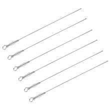 Lot de 6 brochettes à ressort pour barbecue, bâtonnets en bois et acier inoxydable, accessoires pour barbecue en extérieur