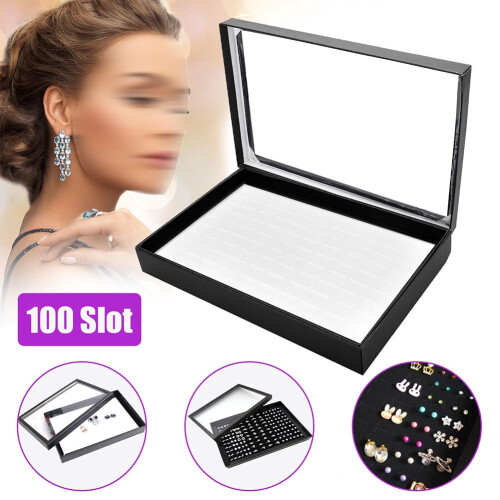 Jewelry Ring Display Tray with 100 Slots 1