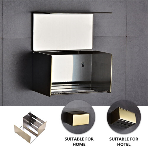 Tissue Box Holder Rustfrit Stål Vandtæt 1
