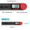Digital vinkelmåler LCD-display 200 mm 360 roterbar 7