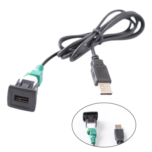 Καλώδιο προσαρμογέα υποδοχής USB για ραδιόφωνο Mercedes BMW Ford 2