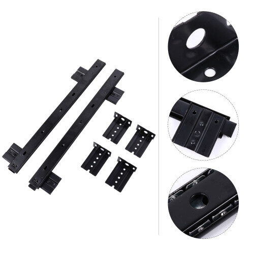 Keyboard Tray Drawer Guides Black 1 Pair 2