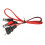 Mosiee12V benzinmotorbatteriladekabel med klips 8