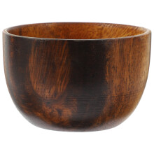 Wooden mixing bowl for fruit salad noodles cereal