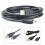 Datový kabel USB typu T samec 0,5 m černý 2