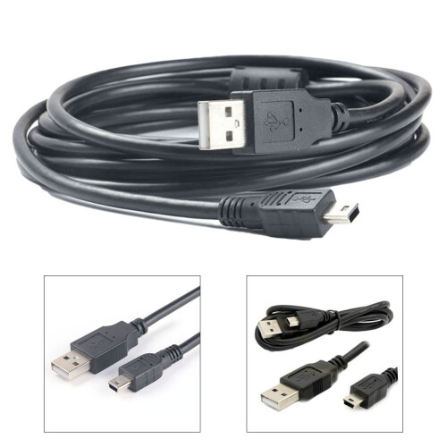 Datový kabel USB typu T samec 0,5 m černý 1