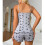 Σετ γυναικείων δαντελένιων babydoll Penkiiy γκρι 5