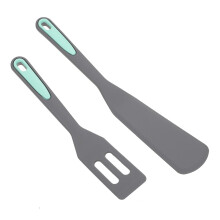 Szilikon mini lapát spatula készlet kék 2 db