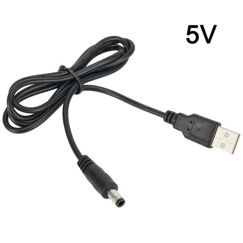 Mosiee USB 5V til 12V boost-omformerkabel 5,5  2,1 mm 2