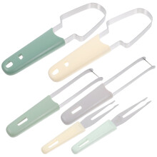 Watermeloensnijder met vork (2 sets)