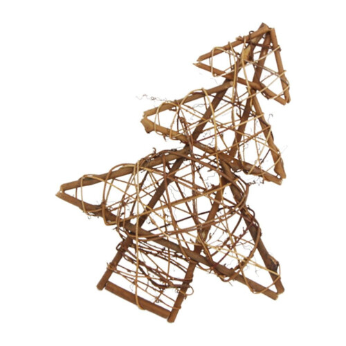 Guirlanda de Natal para parede em formato de árvore, 35 cm 2