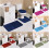 Bathroom Rug Set Solid Color 3-Piece 2