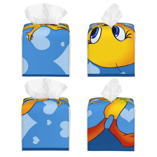 Δερμάτινο κάλυμμα για χαρτομάντιλα Tweety Bird, ορθογώνιο, 1 τεμάχιο 1