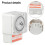 Timer meccanico AC220V 24 ore Interruttore analogico per guida DIN 6