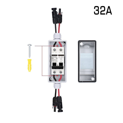 Mosiee PV scheidingsschakelaar DC/AC30A IP65 1