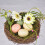 Mini Speckled Easter Foam Eggs 0.79x1.18In 9pcs 5